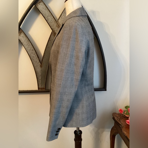 MICHAEL KORS Black & White Glen Plaid Jacket Blazer - Picture 5 of 10